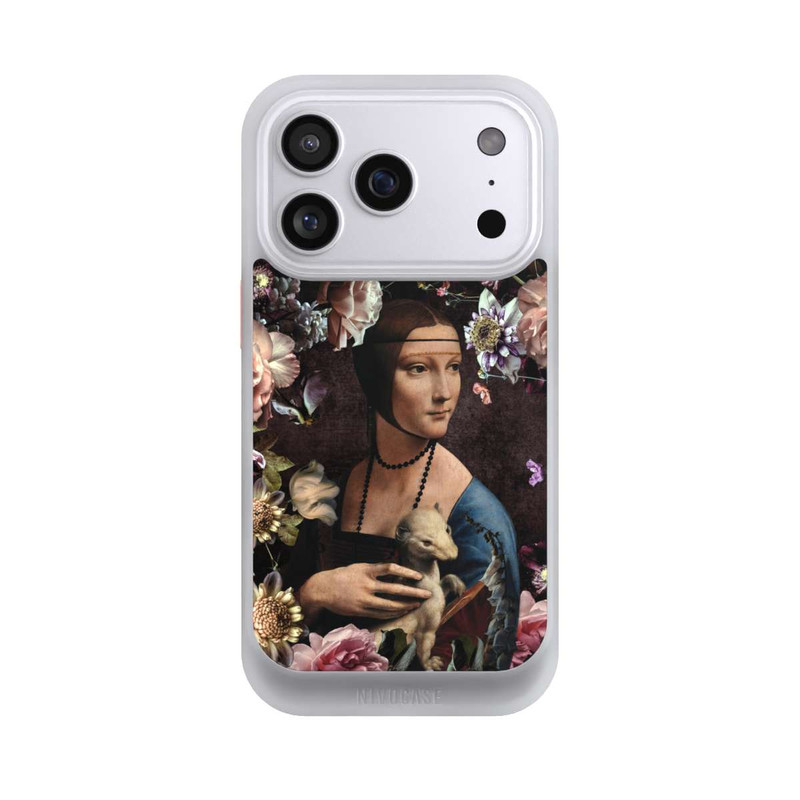 iPhone 17 Pro NIVOcore Dame mit dem Hermelin Rosen