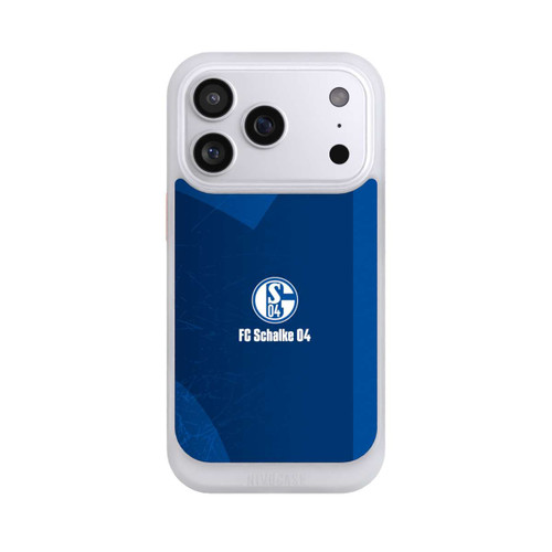 Apple iPhone 17 Pro NIVOcore Schalke 04 Blauer Hintergrund Mit Logo