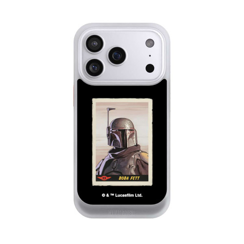 Apple iPhone 17 Pro NIVOcore Boba Fett Badges Black Background