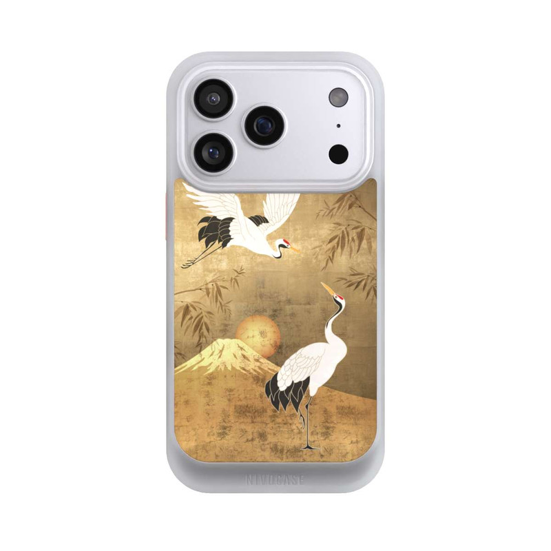 iPhone 17 Pro NIVOcore Cranes Gold Japan 1