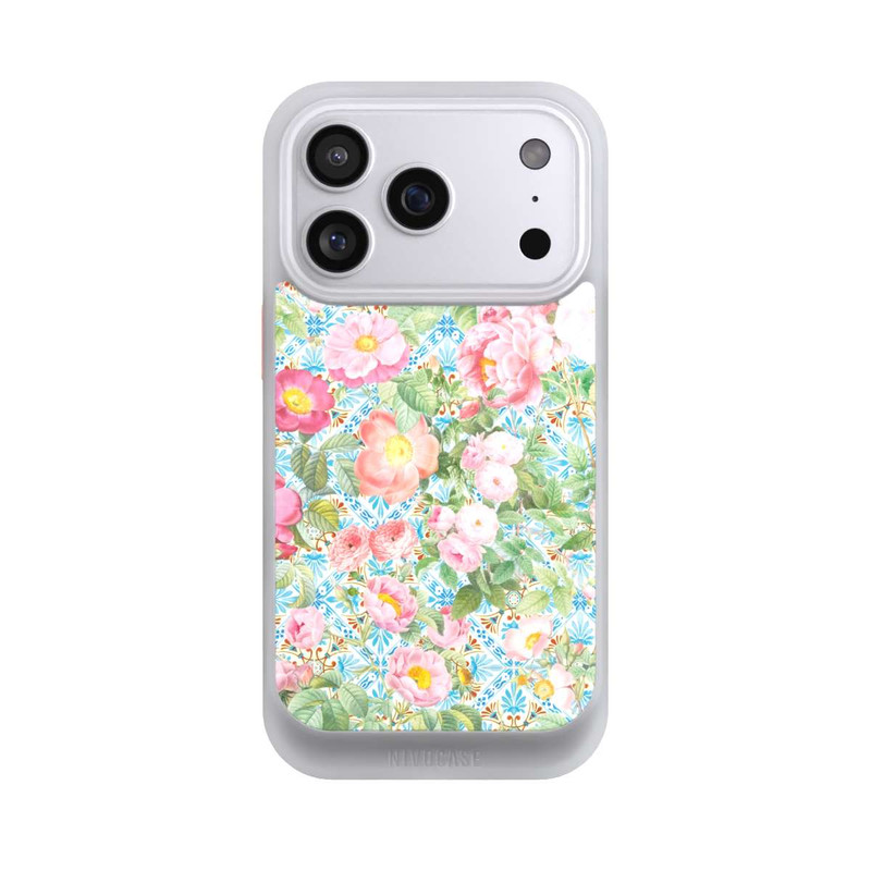 iPhone 17 Pro NIVOcore Greek peonies pattern