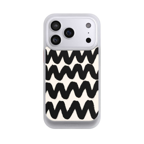 Apple iPhone 17 Pro NIVOcore Schwarzes Wellenmuster