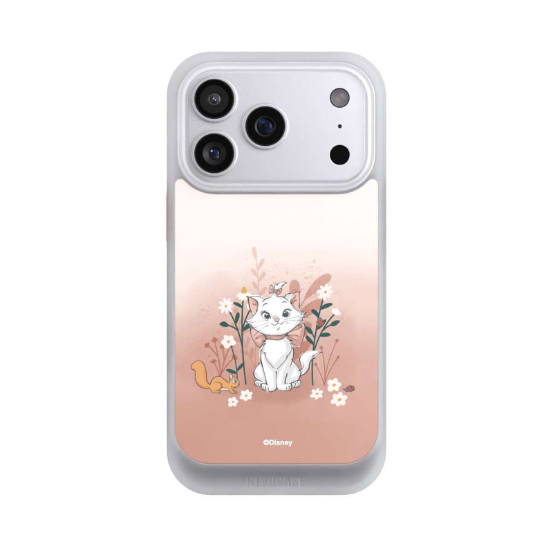 iPhone 17 Pro NIVOcore Marie avec des fleurs