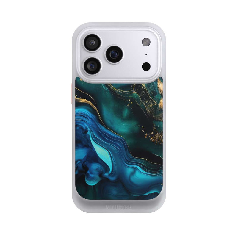 iPhone 17 Pro NIVOcore Blaugoldene Tinte mit KI