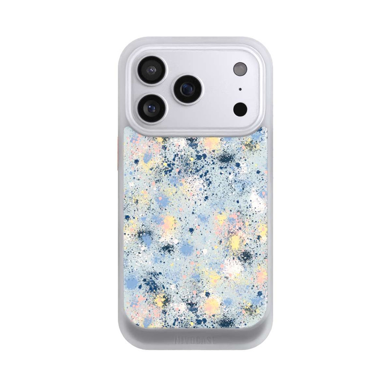 iPhone 17 Pro NIVOcore Ink Dripping Dust Texture Blue