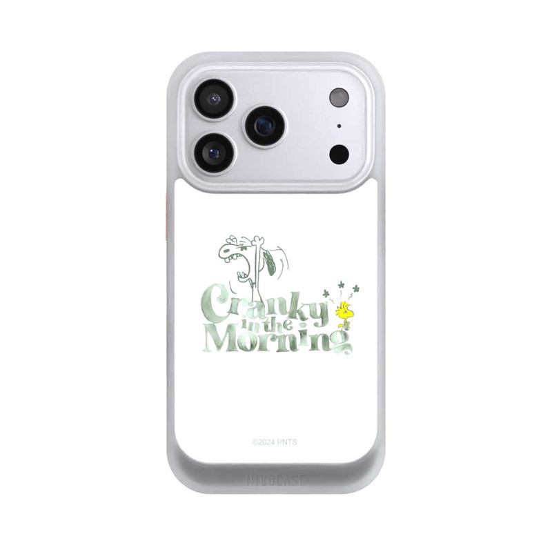 iPhone 17 Pro NIVOcore Snoopy Cranky in the Morning