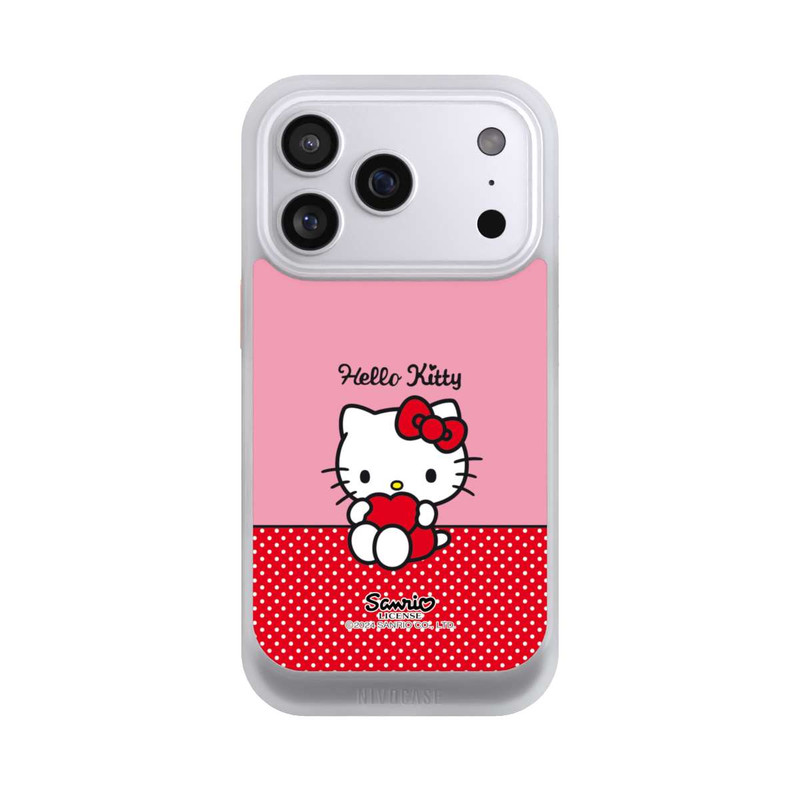 iPhone 17 Pro NIVOcore Hello Kitty sitzend mit Herz