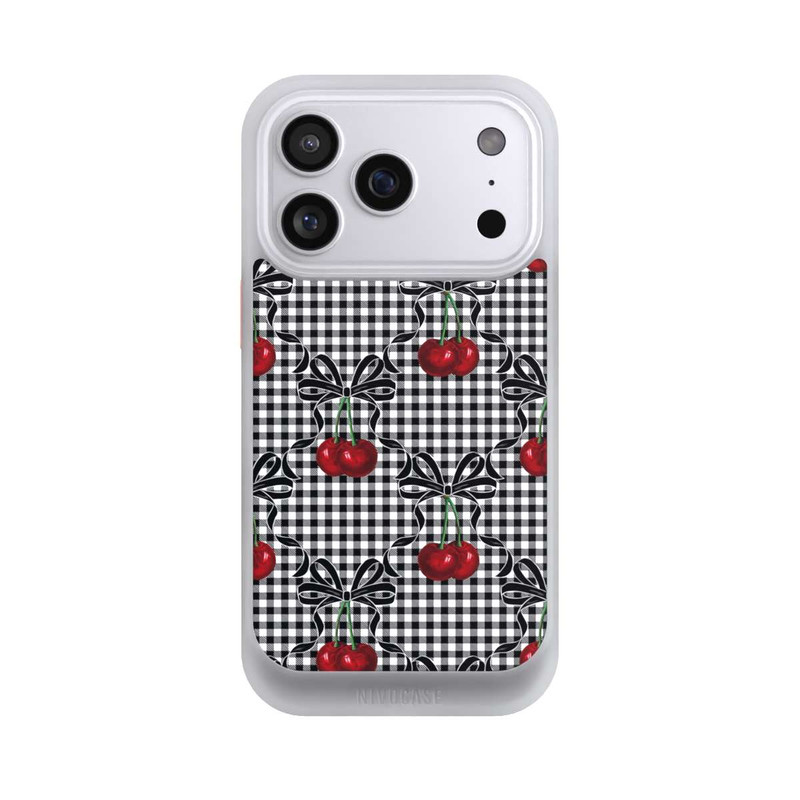 iPhone 17 Pro NIVOcore Cherry Pattern Black