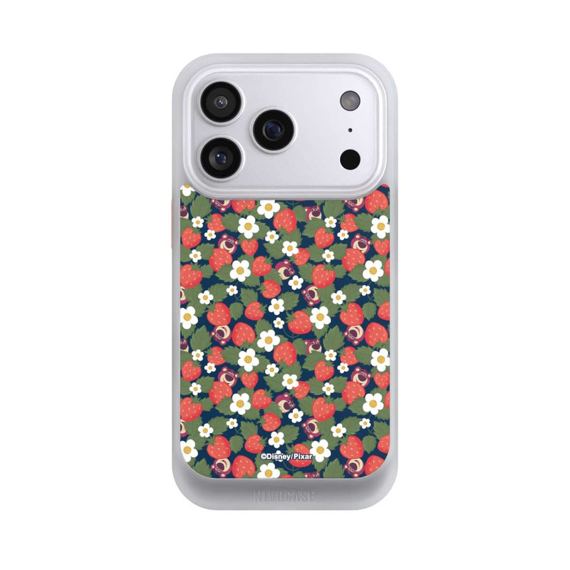 iPhone 17 Pro NIVOcore Lotso Toy Story Strawberry Flower Pattern