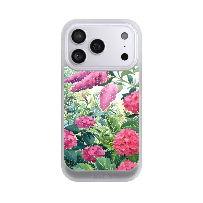 iPhone 17 Pro NIVOcore Garden Hydrangeas and Buddleia by Christopher Ryland