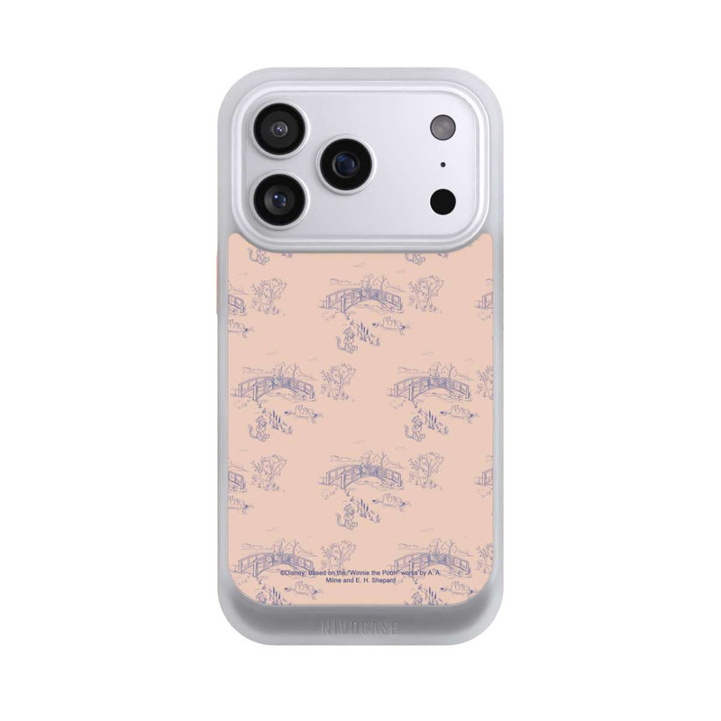 iPhone 17 Pro NIVOcore Winnie l'Ourson Pont Rose à Motif Céramique