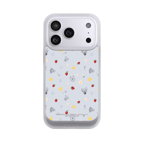 Apple iPhone 17 Pro NIVOcore Winnie Puuh und Freunde Erdbeer Muster Blau