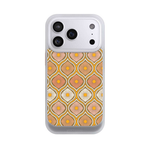Apple iPhone 17 Pro NIVOcore Groovy 70s Retro Mid-Century Daisy Flowers
