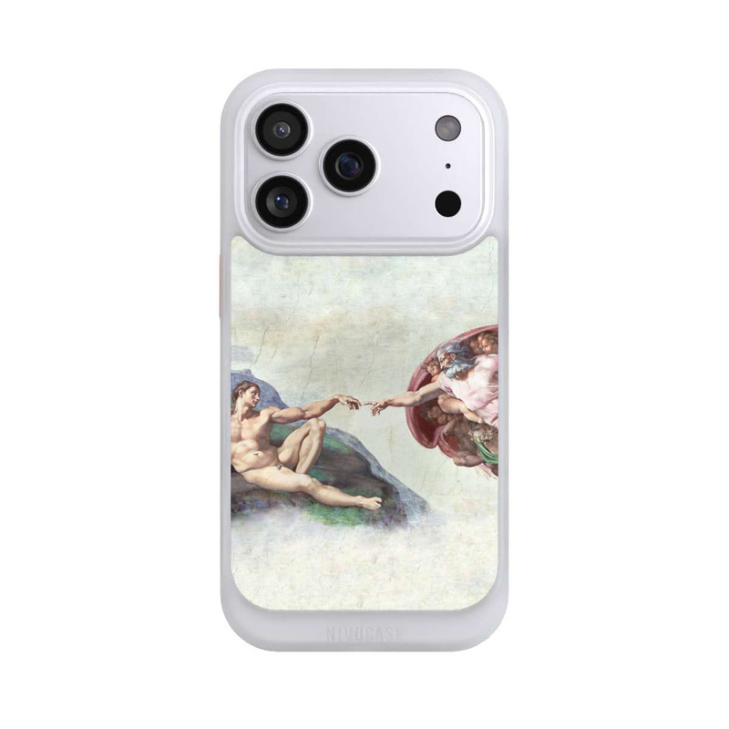iPhone 17 Pro NIVOcore Michelangelo Buonarroti Création d'Adam