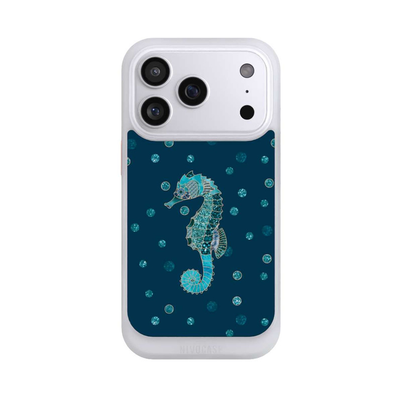 iPhone 17 Pro NIVOcore Glamour Sea Horse Art