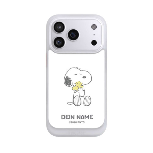 Apple iPhone 17 Pro NIVOcore Snoopy And Woodstock Cuddling Personalisierbar
