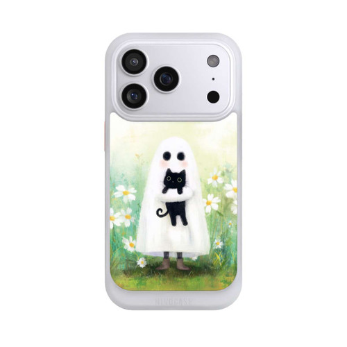 Apple iPhone 17 Pro NIVOcore Geist und Katze Halloween mit KI