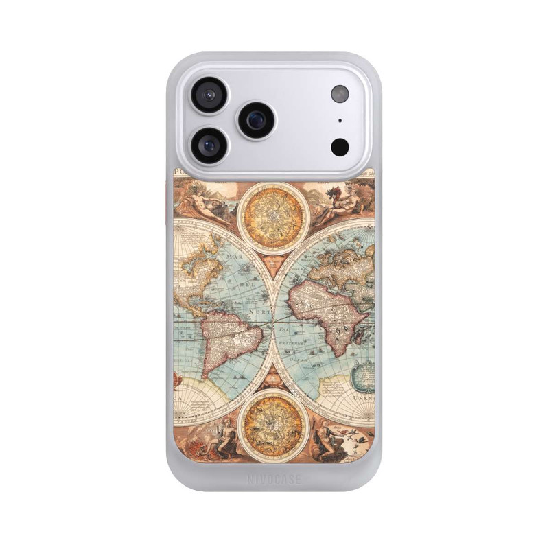 iPhone 17 Pro Max NIVOcore Vintage Weltkarte