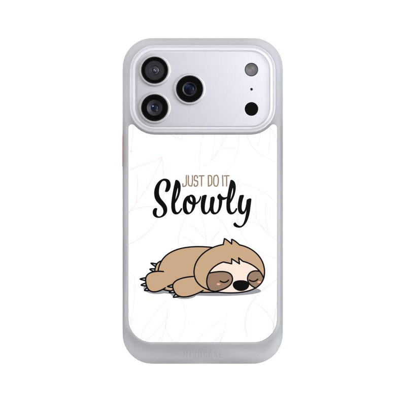 iPhone 17 Pro Max NIVOcore Just Do It Slowly Sloth