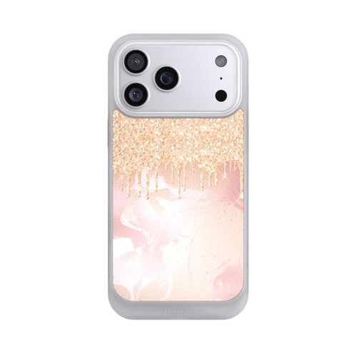 Apple iPhone 17 Pro Max NIVOcore  Roségoldener Glitzer Tropfen Look