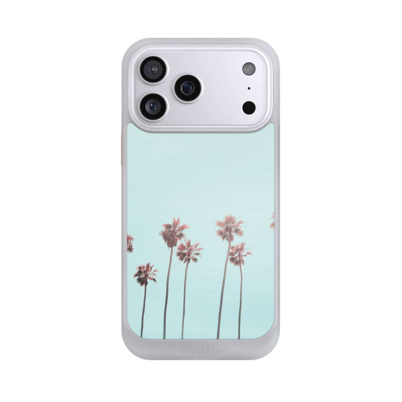 iPhone 17 Pro Max NIVOcore Hellrosa Strandpalme Paradies