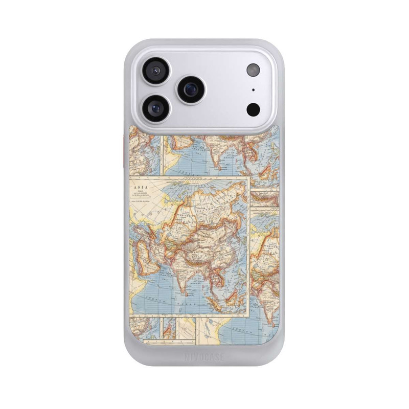 iPhone 17 Pro Max NIVOcore Weltkarte Vintage