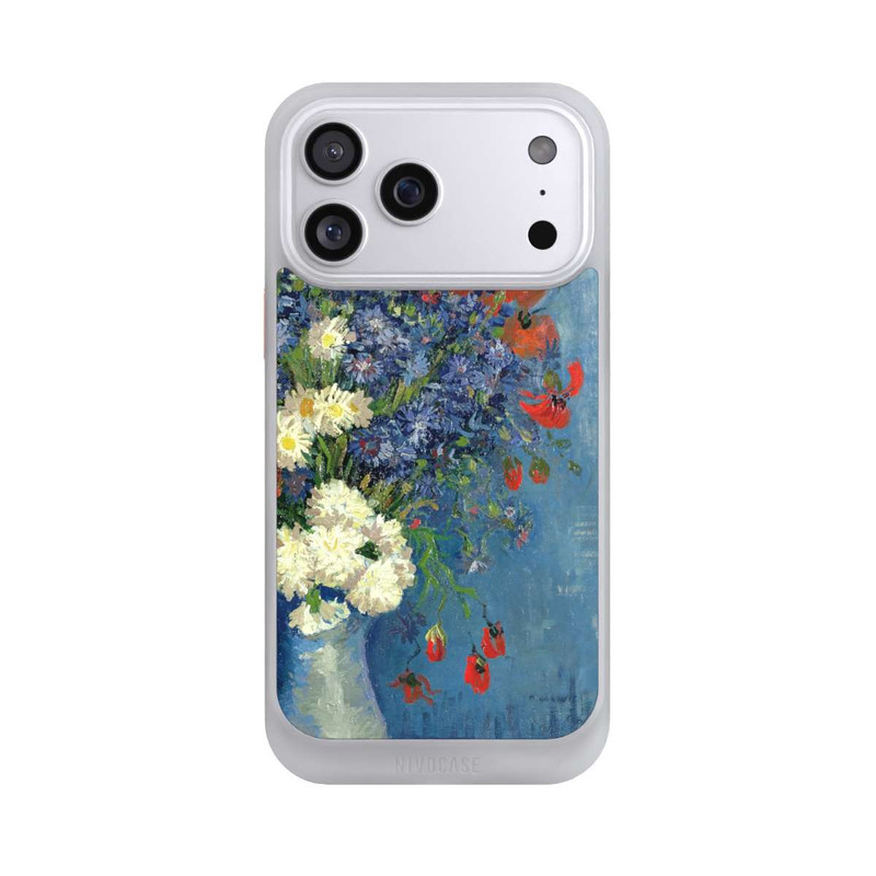 iPhone 17 Pro Max NIVOcore Vase avec Bleuets et Coquelicots - Vicent Van Gogh