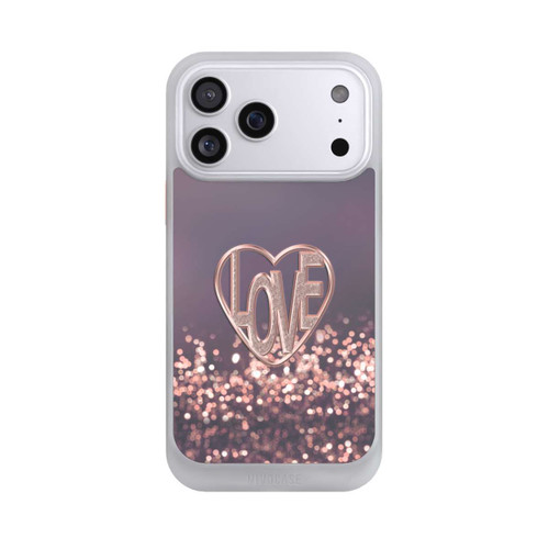 Apple iPhone 17 Pro Max NIVOcore Love Glitter Pink