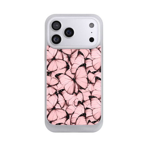 Apple iPhone 17 Pro Max NIVOcore Rosa Schmetterling-Muster