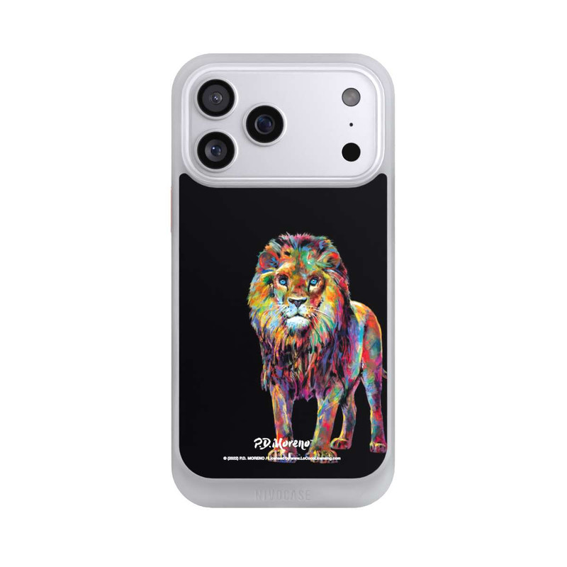 iPhone 17 Pro Max NIVOcore Löwe Bunte Kunst von P.D. Moreno
