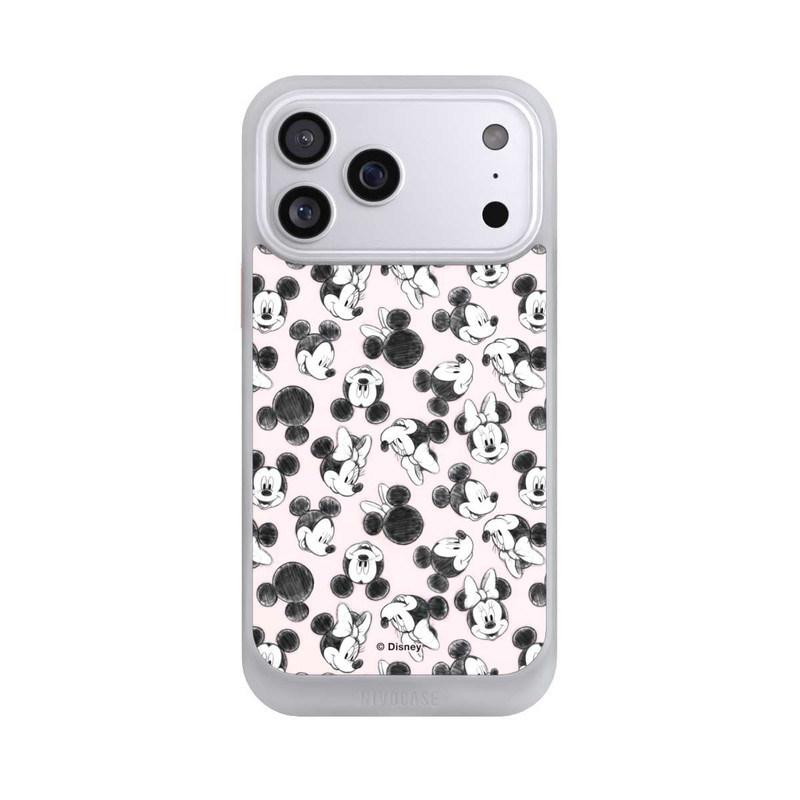 iPhone 17 Pro Max NIVOcore Minnie & Mickey Viele Gesichter Pink