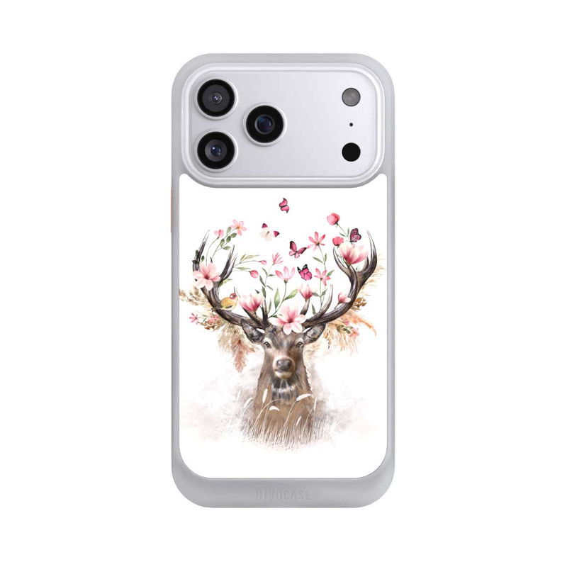iPhone 17 Pro Max NIVOcore Hirsch Blumen Geweih
