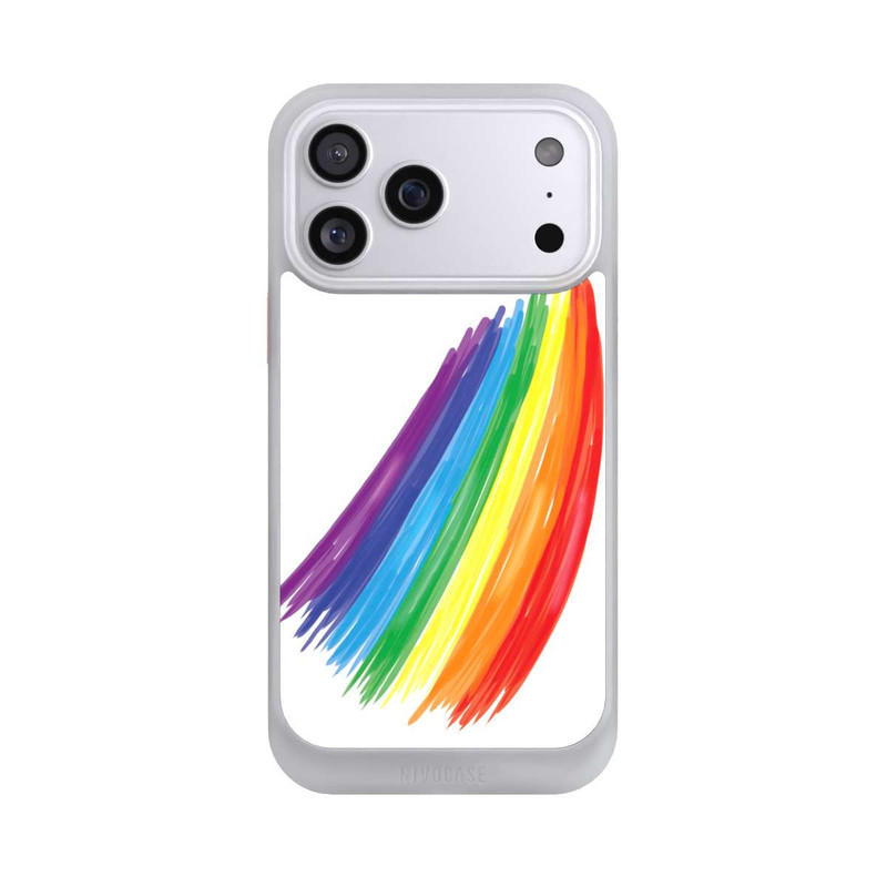 iPhone 17 Pro Max NIVOcore Rainbow Paint Brush