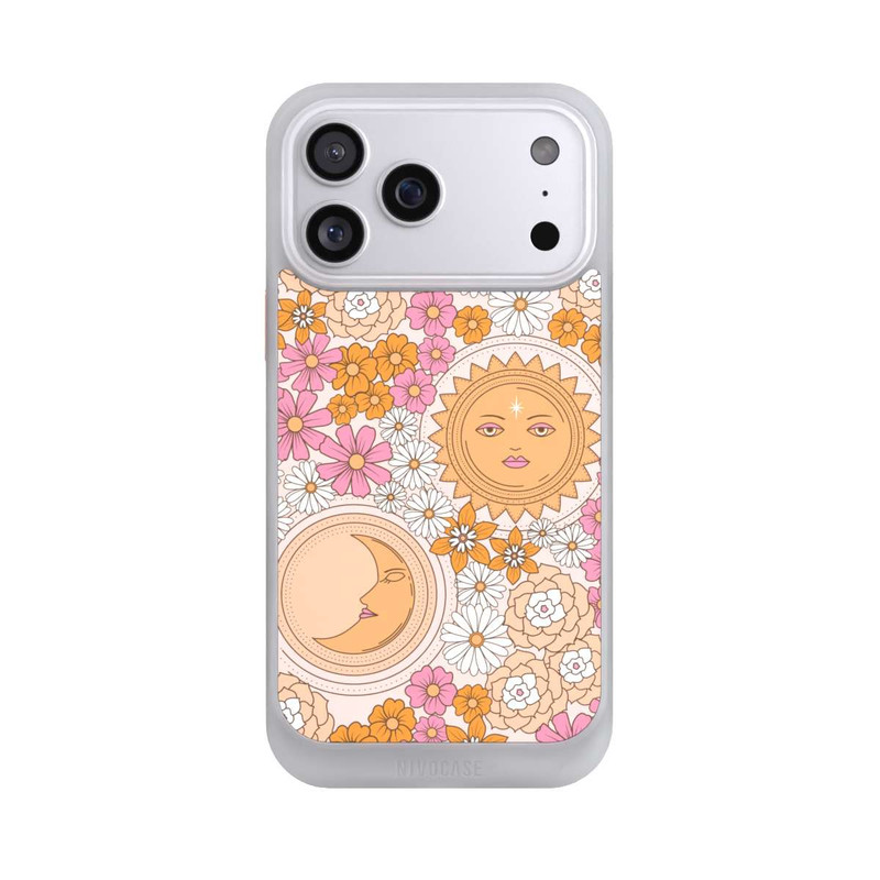 iPhone 17 Pro Max NIVOcore Mond-Sonne-Blumen