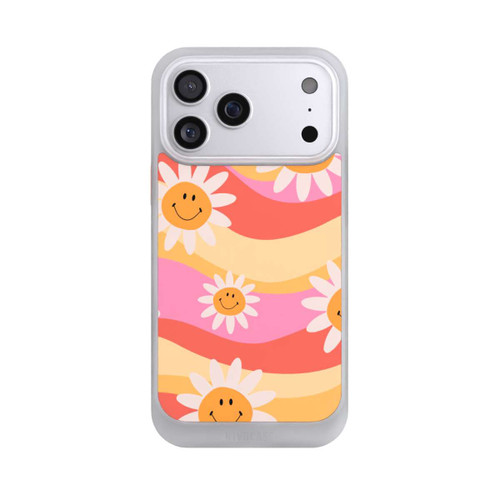 Apple iPhone 17 Pro Max NIVOcore Retro Smiles Orange Colorful