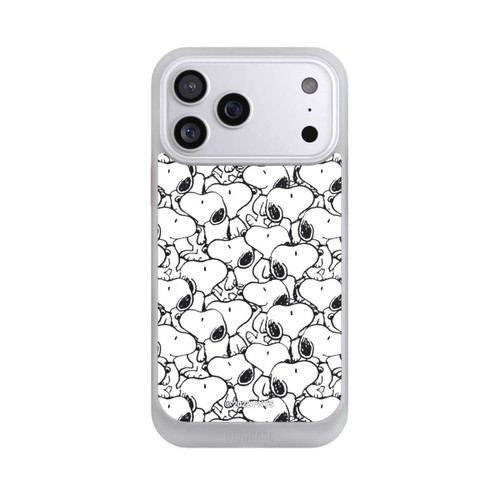 Apple iPhone 17 Pro Max NIVOcore Snoopy Muster Schwarz und Weiß