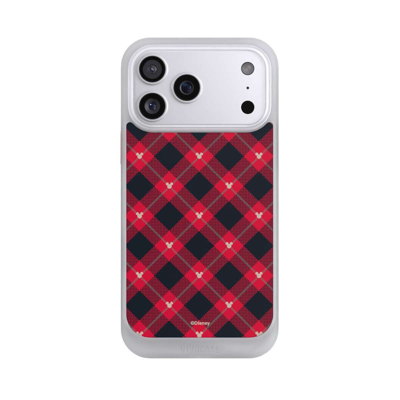 iPhone 17 Pro Max NIVOcore Mickey Weihnachtsmuster Rot