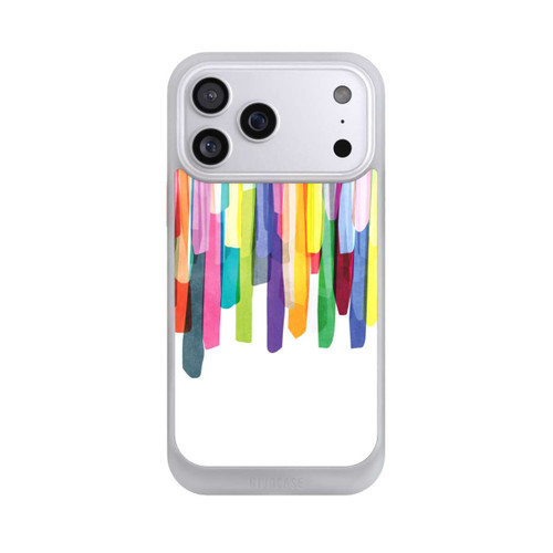 Apple iPhone 17 Pro Max NIVOcore Bunte Streifen Weißer Hintergrund