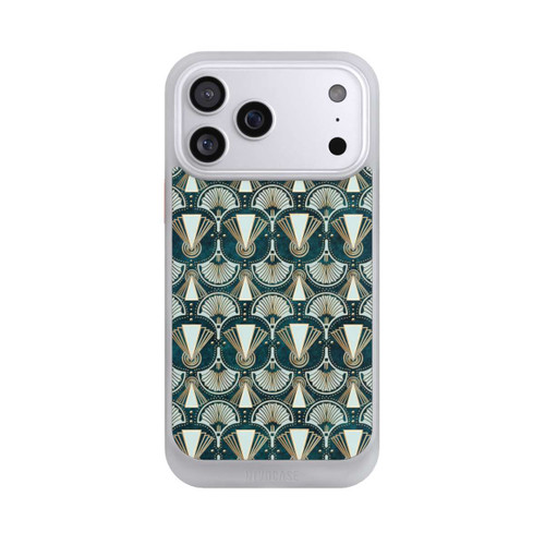 Apple iPhone 17 Pro Max NIVOcore Art Deco Green Pattern