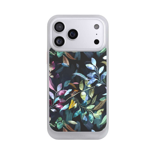 Apple iPhone 17 Pro Max NIVOcore Mystische Aquarellblätter schwarz