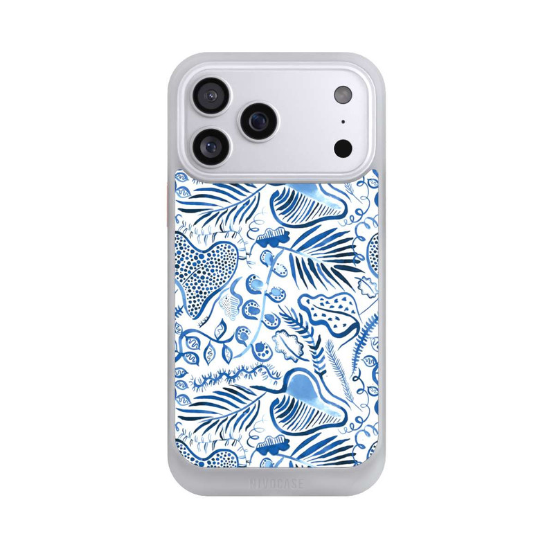iPhone 17 Pro Max NIVOcore Tropical Forest Leaves Blue