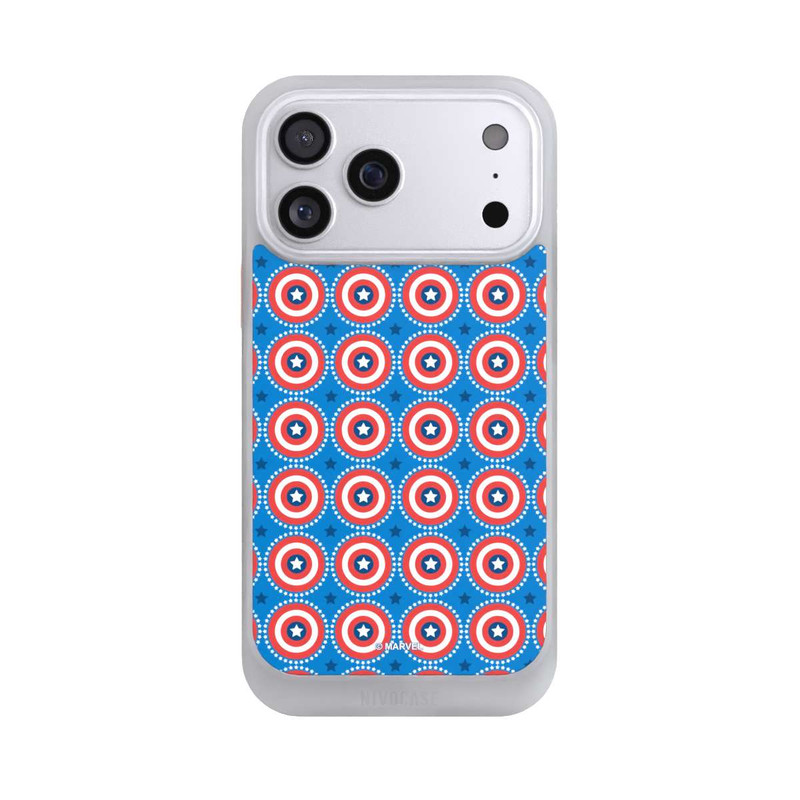 iPhone 17 Pro Max NIVOcore Captain American Shield Pattern