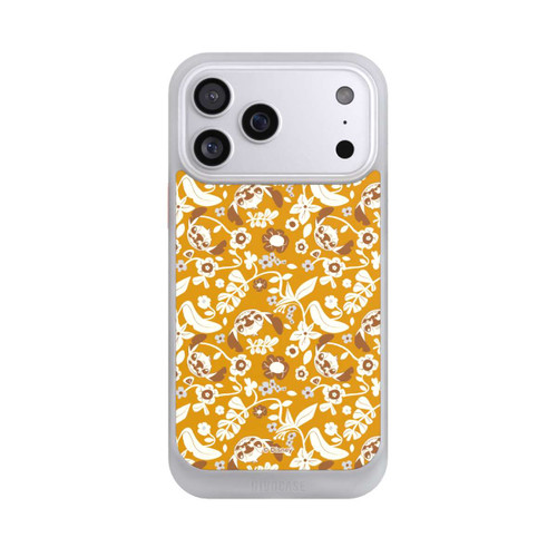 Apple iPhone 17 Pro Max NIVOcore Stitch Floral Mustard Pattern