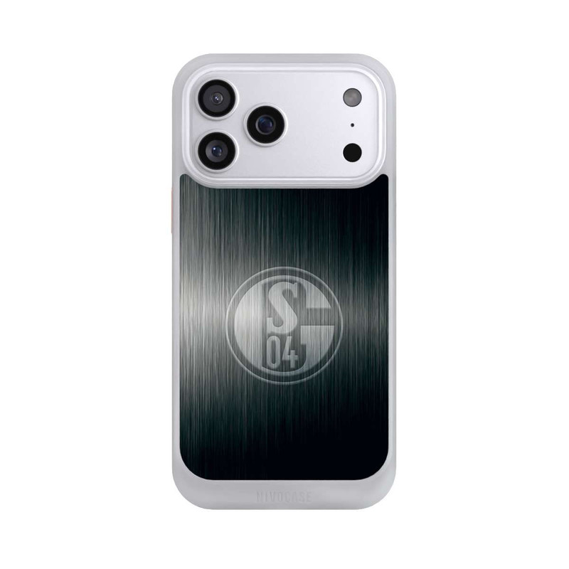 iPhone 17 Pro Max NIVOcore Schalke 04 Metall Look