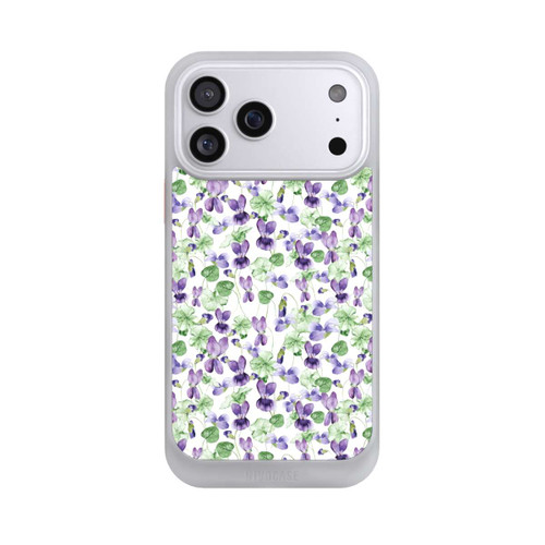 Apple iPhone 17 Pro Max NIVOcore Purple Wildflowers Pattern Watercolor