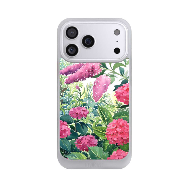 iPhone 17 Pro Max NIVOcore Garden Hydrangeas and Buddleia by Christopher Ryland
