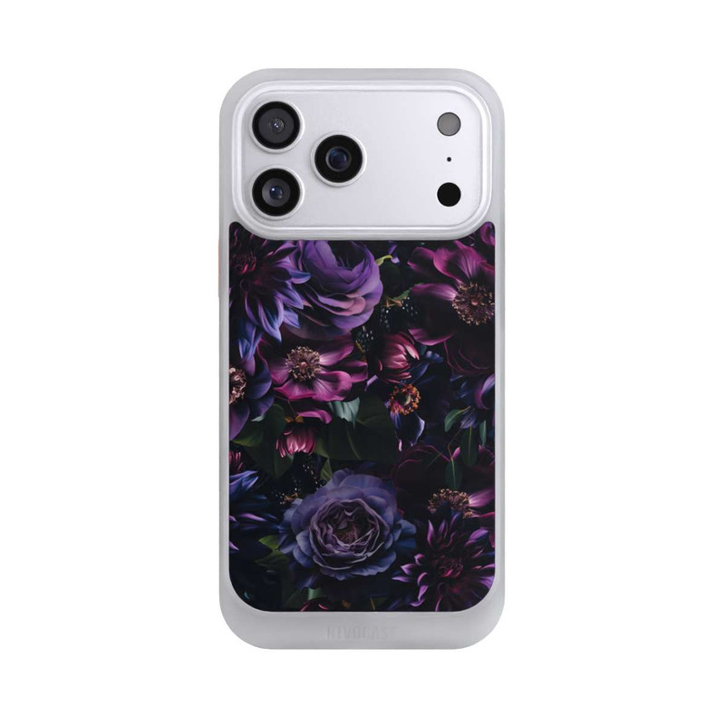 iPhone 17 Pro Max NIVOcore Dark Purple Flowers