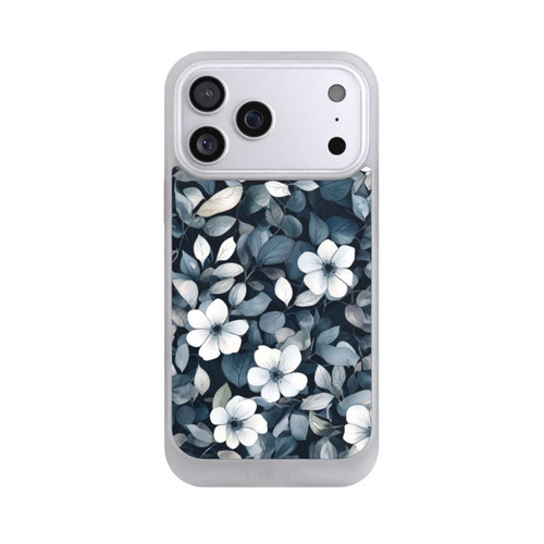 Apple iPhone 17 Pro Max NIVOcore Blaue Negativblumen mit KI