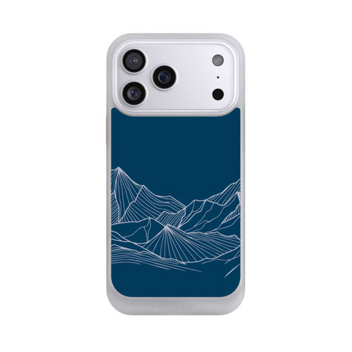 Apple iPhone 17 Pro Max NIVOcore Blue Mountain Contour Lines