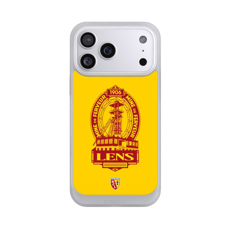 iPhone 17 Pro Max NIVOcore RC Lens Mine de Ferveur Emblème rouge